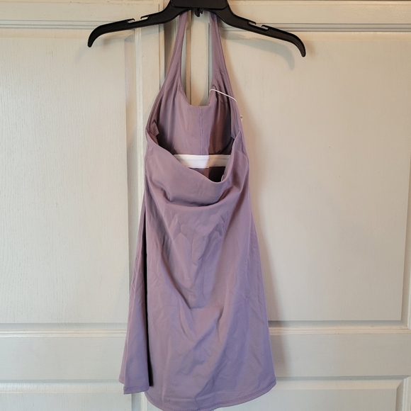 Halara Dusty Lavender Purple Halter Active Dress - Picture 4 of 8